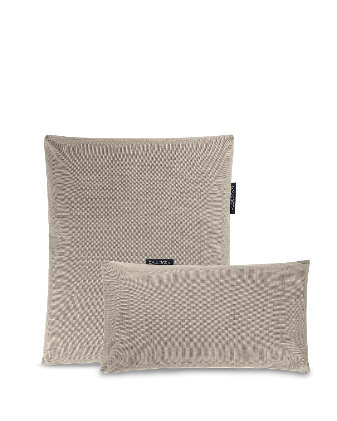 Badesofa Rückenkissen Größe Small und Fusskissen in Beige